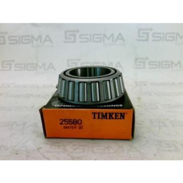 Timken 25580 Tapered Roller Bearing New