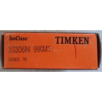 Timken IsoClass 30306M 9\KM1 Tapered Roller Bearing