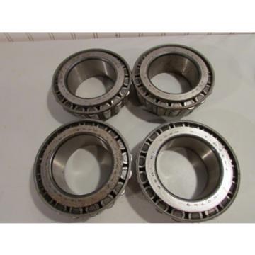 Timken NA749 Taper Roller Bearing Lot of 4. Used.