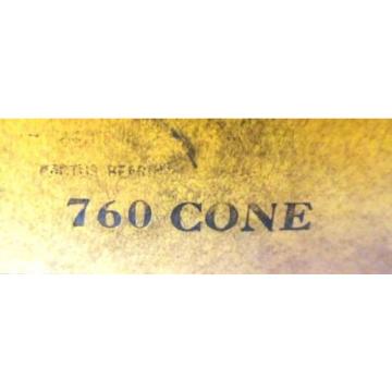 TIMKEN TAPERED ROLLER BEARING CONE 760, INNER RING WIDTH 1.9&#034;, 3-9/16&#034; BORE, NIB