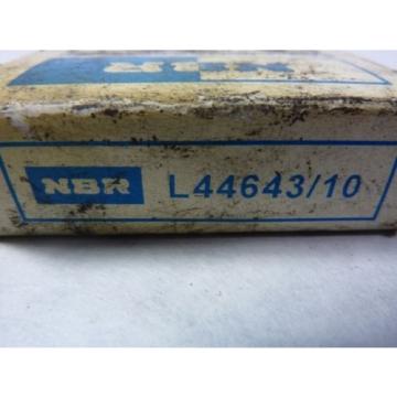 NBR L44643/10 Tapered Roller Bearing 1&#034; Bore 