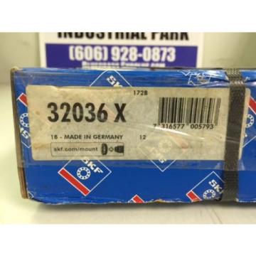 NEW,  SKF TAPERED ROLLER BEARING  P/N 32036X