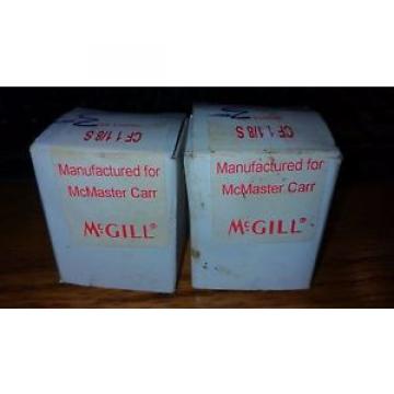 2 McGILL CAM FOLLOWER BEARINGS CF 1 1/8 S
