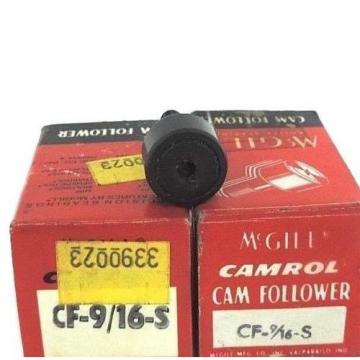 LOT OF 2 NEW MCGILL CF-9/16-S CAMROL CAM FOLLOWER
