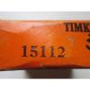 NEW Timken 15112 Tapered Roller Cone Bearing 