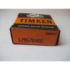 NIB TIMKEN TAPERED ROLLER BEARINGS MODEL # LM67048 NEW OLD STOCK