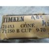 NEW Timken Tapered Roller Bearing 71453 Cone 71750 B Cup 9-70 #2 small image