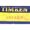 TIMKEN TAPERED ROLLER BEARINGS 653 CUP, 5-3/4&#034; OD, SINGLE CUP, CHROME STEEL