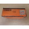 NEW TIMKEN 436 TAPERED ROLLER BEARING #3 small image