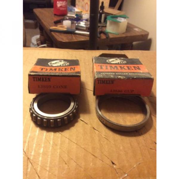 (1SET) Timken 13836 / 13889  Tapered Roller Bearing Cup and Cone #2 image