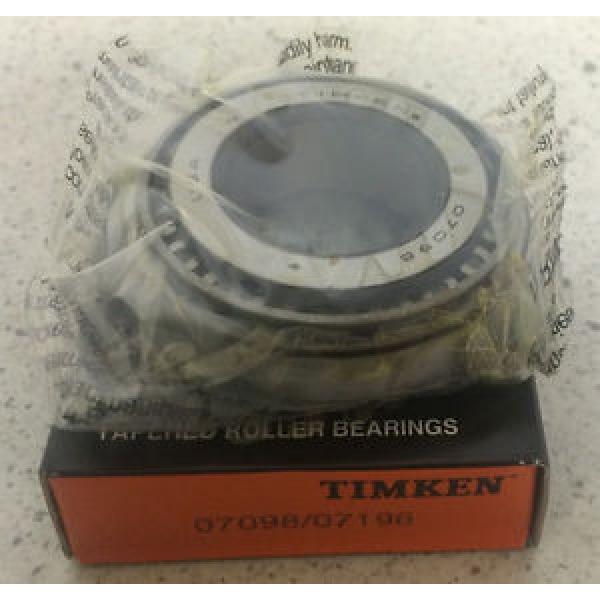 Timken 07098 &amp; 07196 Tapered Roller Bearing Cone &amp; Cup #1 image
