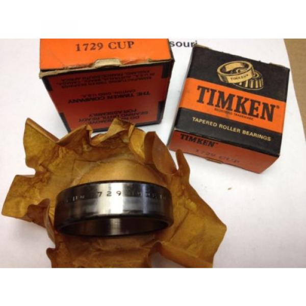 Timken 1729 Tapered Roller Bearing Cup, New-Old-Stock #2 image