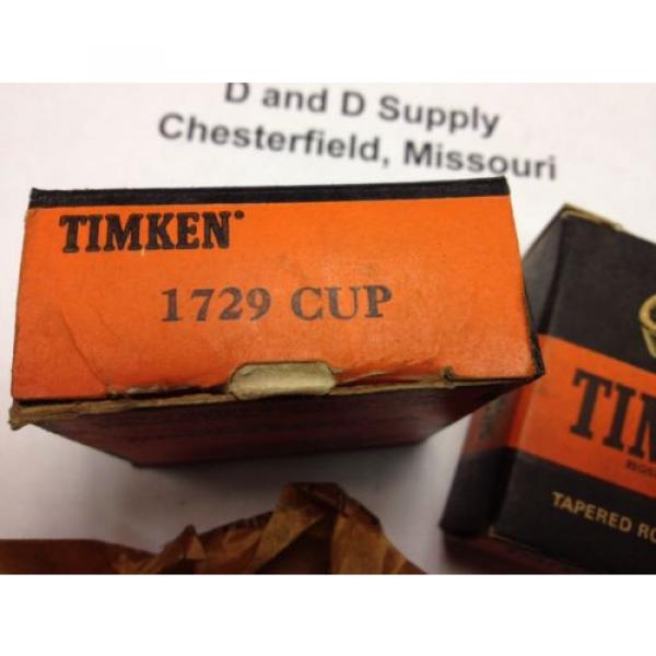Timken 1729 Tapered Roller Bearing Cup, New-Old-Stock #3 image
