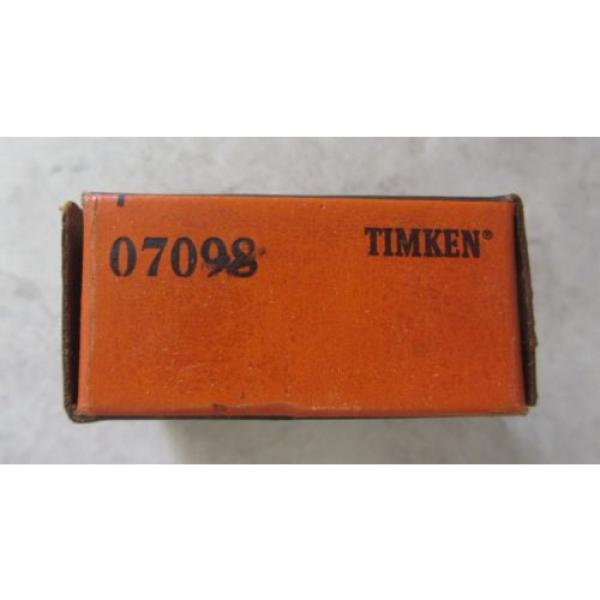 TIMKEN 07098 Tapered Roller Bearing Cone - NEW Old Stock Made in USA - FREE SHIP #2 image