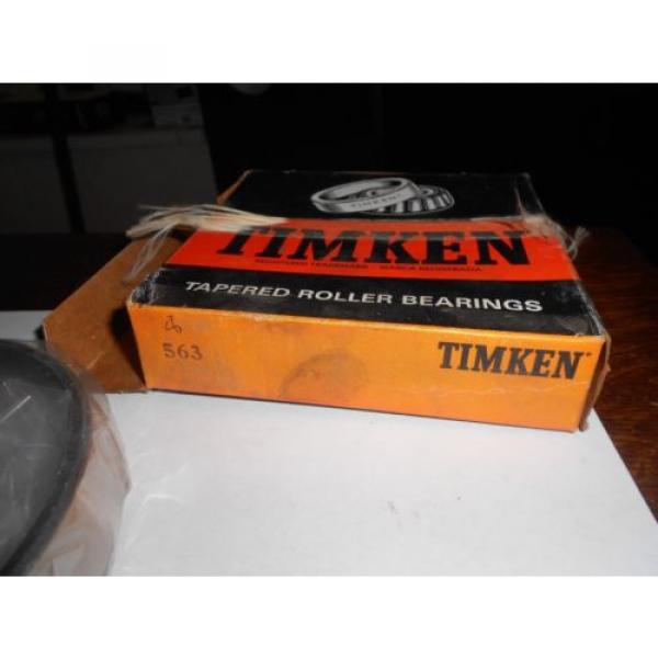 NEW TIMKEN 563 TAPERED ROLLER BEARING SINGLE CUP #2 image