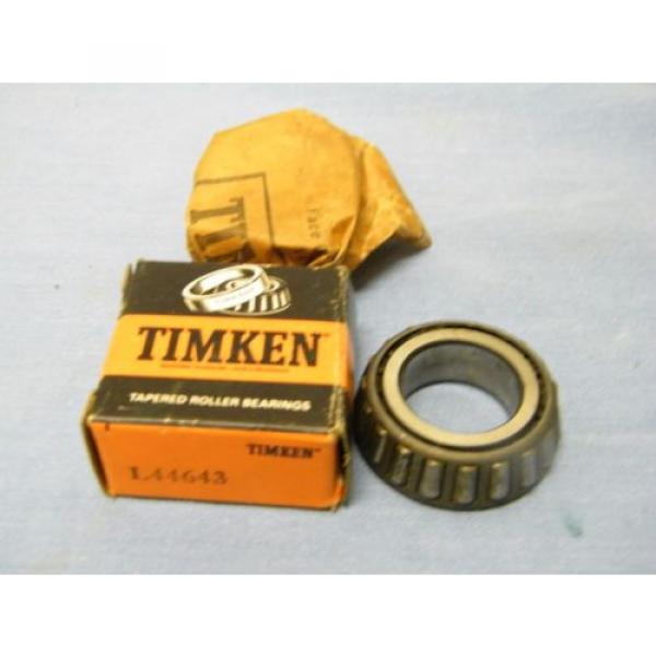 Timken L44643 Tapered Roller Bearing – New Old stock in Box #1 image