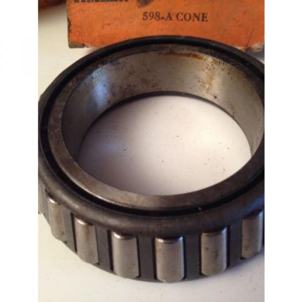 TIMKEN TAPERED ROLLER BEARING 598 A CONE #3 image