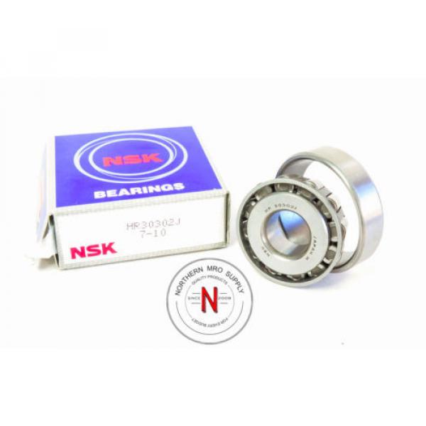 NSK HR30302J TAPERED ROLLER BEARING CUP AND CONE, ID: 15mm #1 image