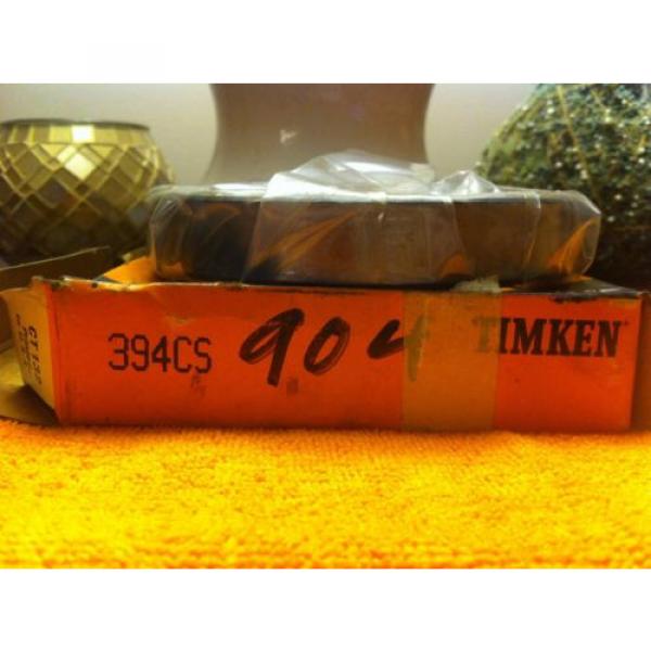 TIMKEN TAPERED ROLLER BEARING #394CS N.O.S. IN ORIGINAL PACKAGING INSIDE AND OUT #7 image
