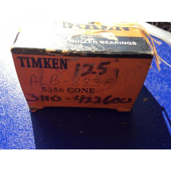 (1) Timken 5356 Tapered Roller Bearing, Single Cone, Standard Tolerance, Straigh #2 image