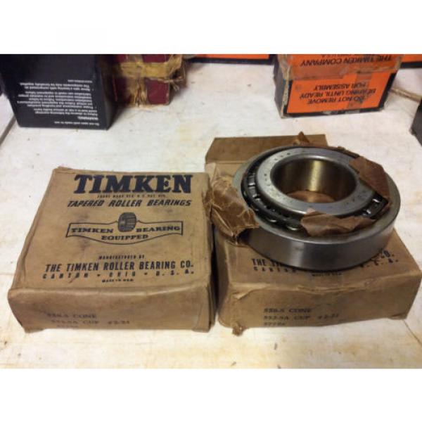 (1) TIMKEN 558-S CONE 553-SA CUP Tapered roller Bearing 57786 #3 image