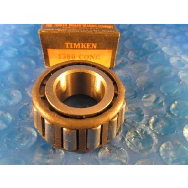 Timken 1380 Tapered Roller Bearing, Single Cone; 7/8&#034; Straight Bore #1 image