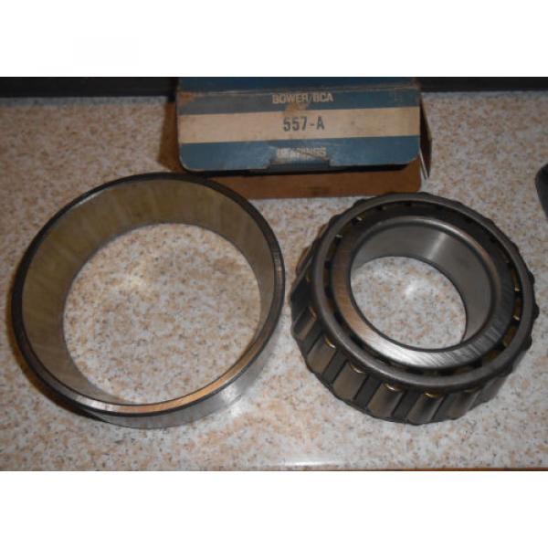 BOWER BCA TYSON TAPERED ROLLER BEARING &amp; CUP 557-A NOS #6 image