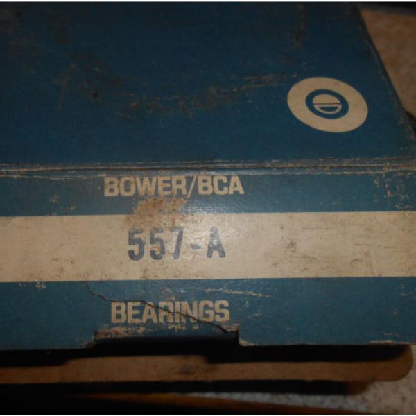 BOWER BCA TYSON TAPERED ROLLER BEARING &amp; CUP 557-A NOS #7 image