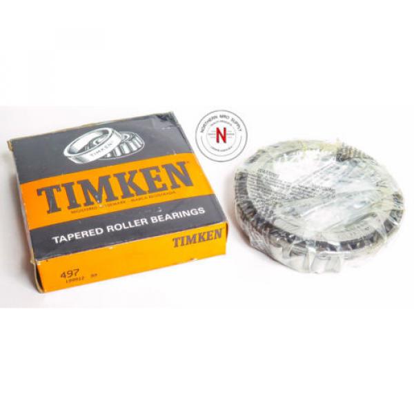 TIMKEN 497 TAPERED ROLLER BEARING CONE,  ID: 3.375&#034;, W: 1.172&#034; #2 image