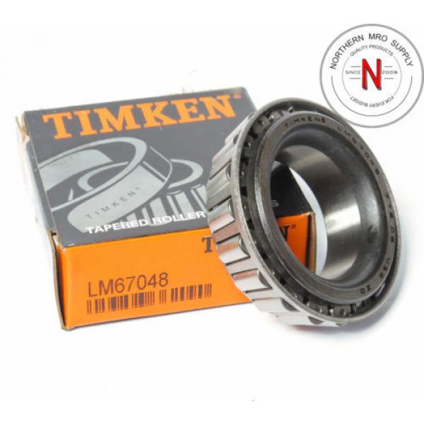 Timken LM67048 Tapered Roller Bearing Cone  1-1/4IN ID .66&#034; WIDTH #1 image