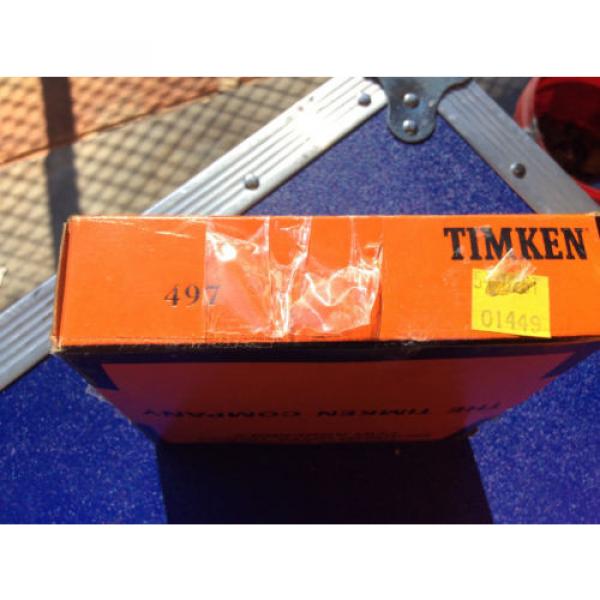(1) Timken 497 Tapered Roller Bearing Inner Race Assembly Cone, Steel, Inch, 3.3 #2 image