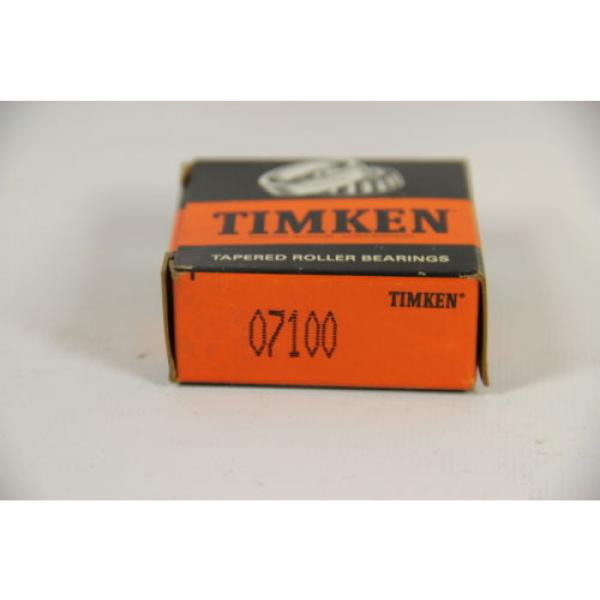 Timken 07100 Tapered Roller Bearing Bore 1.00in, Cone Shape #2 image