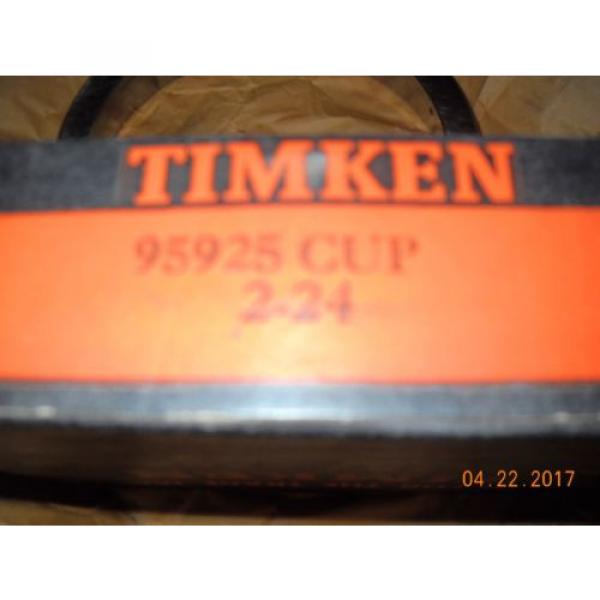New Old Stock TIMKEN 95528, &amp; 95925  4-24 Tapered Roller Bearing Cone &amp; Cup #8 image