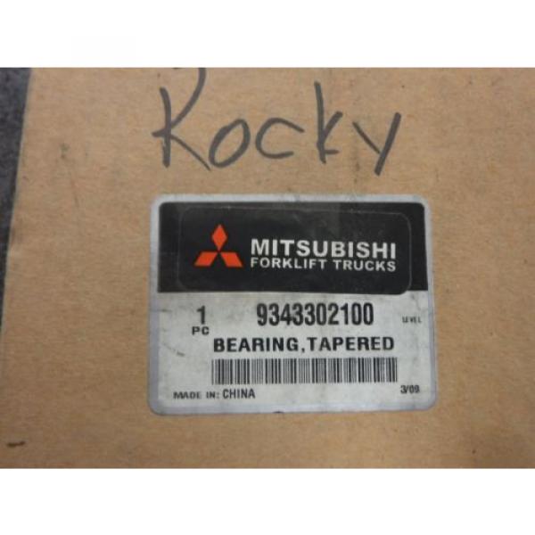 (LOT OF 3) MITSUBISHI FORKLIFT TAPERED ROLLER BEARING 9343302100 *NEW* #2 image