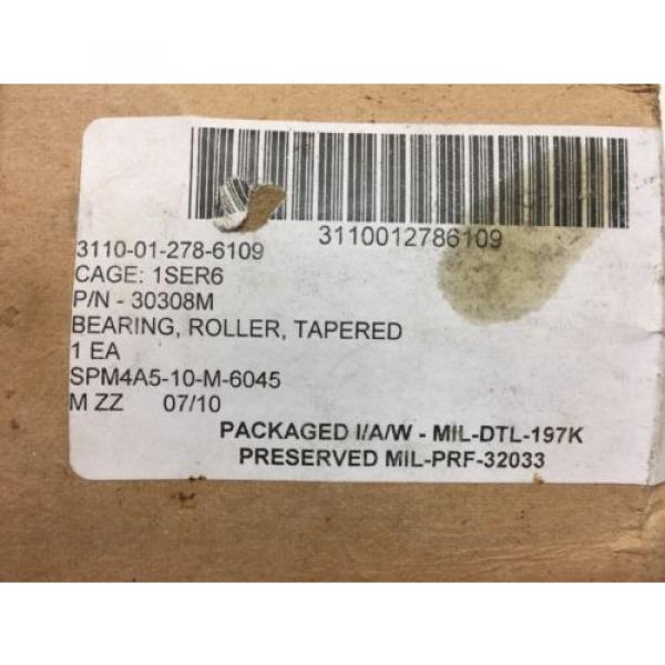 Timken Tapered Roller Bearing Y30308M Isoclass AN/MLQ-36 Lav #4 image