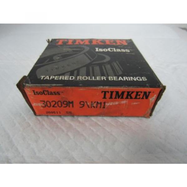 TIMKEN TAPERED ROLLER BEARING 30209M 9/KM1  IsoClass #6 image