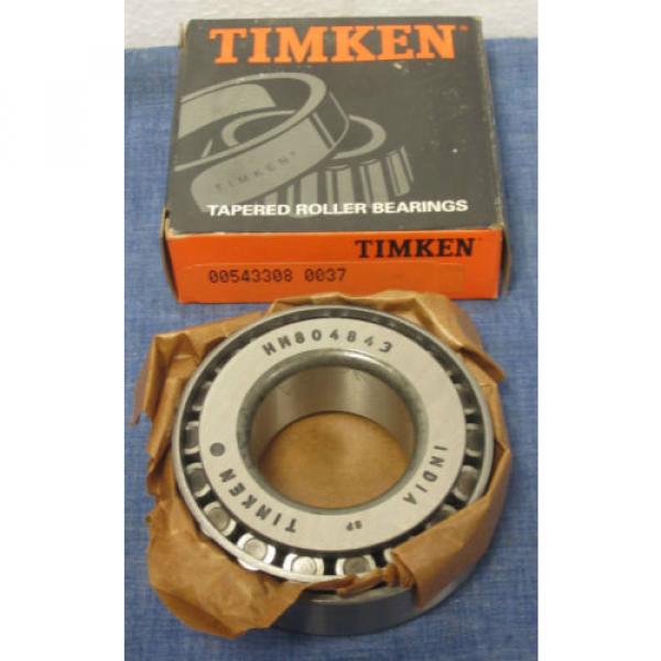 Timken HM804843 Roller Bearing &amp; HM804810 Tapered Roller Bearing Cup Race - NIB! #4 image