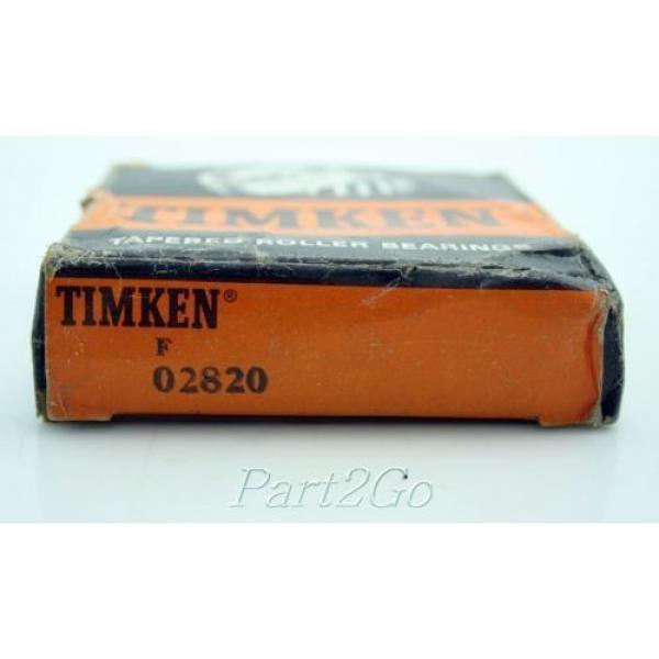 TIMKEN 02820 Tapered Roller Bearings Outer Race Cup, Steel #7 image