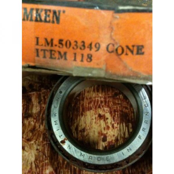Timken Tapered Roller Bearings LM-503349 CONE Item 118 #3 image