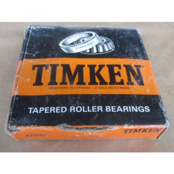 TIMKEN TAPERED ROLLER BEARING 47680 New Surplus #3 image