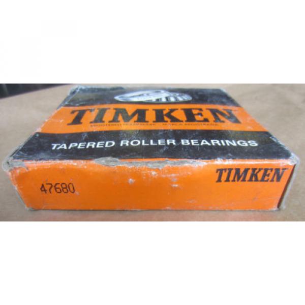 TIMKEN TAPERED ROLLER BEARING 47680 New Surplus #5 image