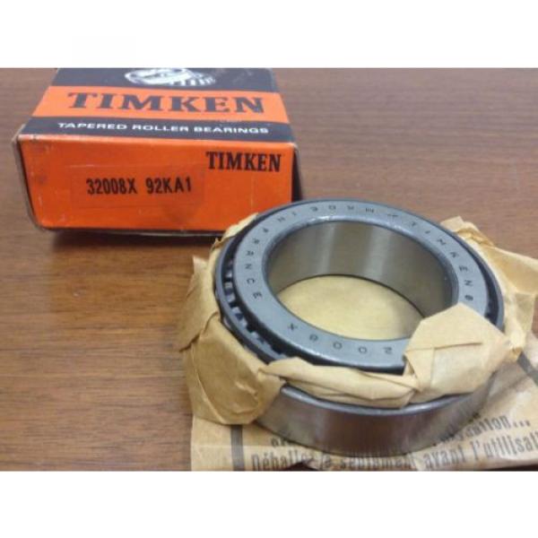 TIMKEN - Part #32008X - Tapered Roller Bearing - with 92KA1 Cup,40 mm Bore- NEW #1 image