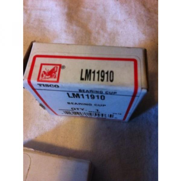 PAIR of NOS tisco tapered roller bearing set LM11949 LM11910 #2 image
