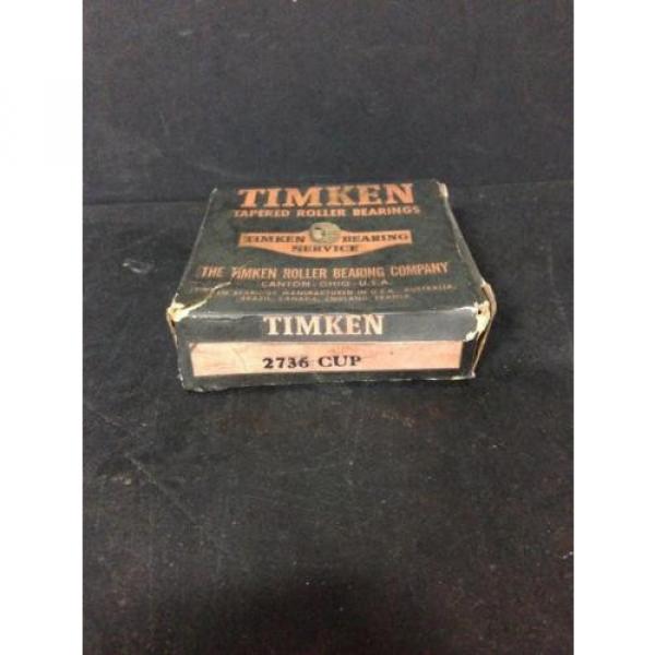 Timken Tapered Roller Bearing Cup 2736 #1 image