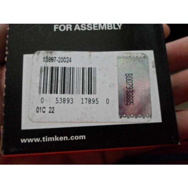 (2) Timken 13687 Bearings Auto Transmission Transfer Shaft Tapered Roller Cone #5 image