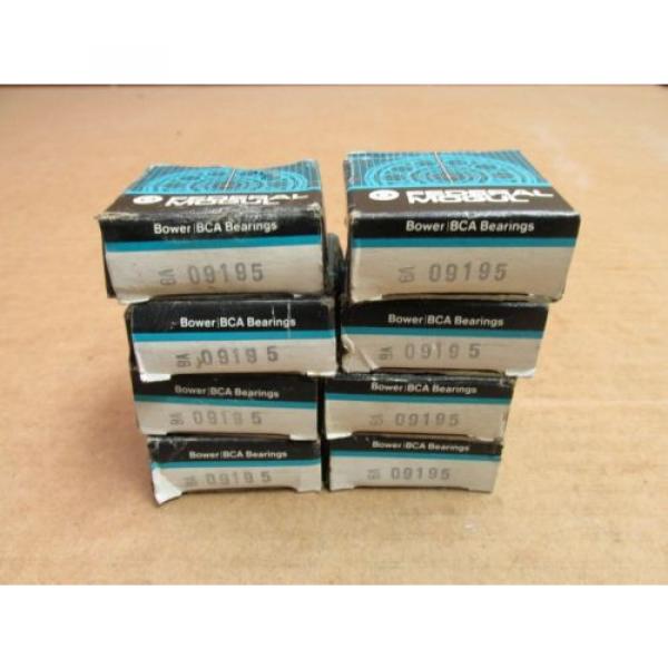 8 NEW BOWER BCA 09195 TAPERED ROLLER BEARING CUP/RACE 09 195  LOT OF 8 #3 image