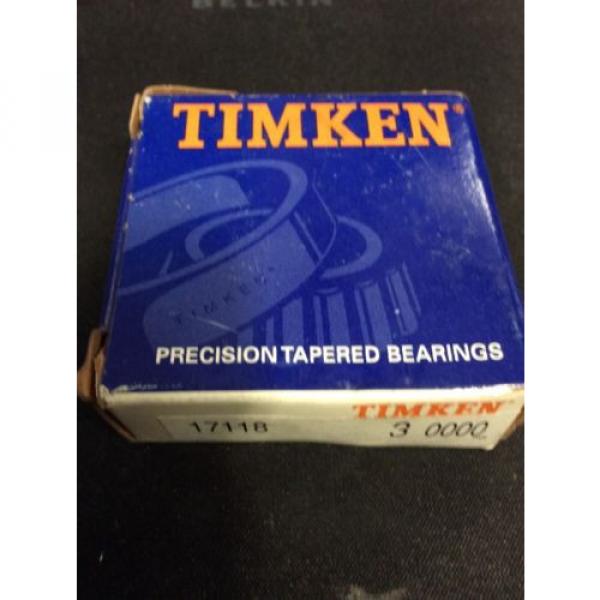 Timken 17118#3 Tapered Roller Bearing #1 image