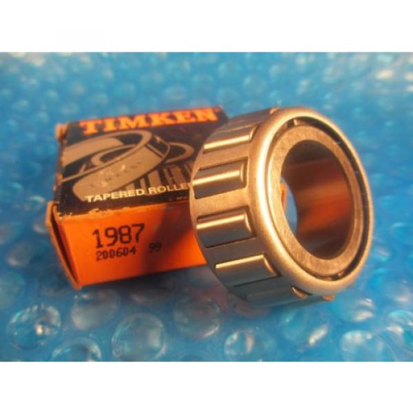Timken 1987, Tapered Roller Bearing Cone 1.0620&#034; Straight Bore; 0.7620&#034; Wide #4 image