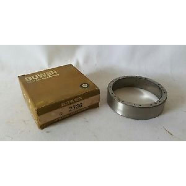 TIMKEN BOWER # 2736 TAPER ROLLER BEARING CUP MADE IN USA NEW OLD STOCK NOS #1 image