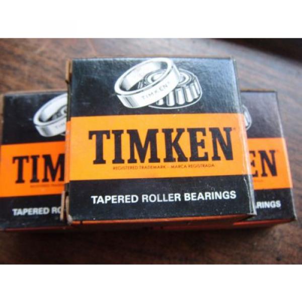 NEW TIMKEN LOT OF 3 TAPERED CONE ROLLER BEARING 12580 #2 image